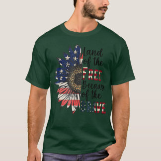 Fjärde juli fjärde kvinnan, American Flagga Graphi T Shirt