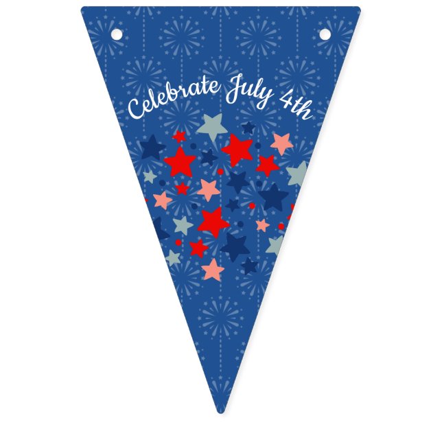 Fjärde juli-girlang vimplar (Första flaggan)