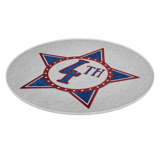 Fjärde juli glitter (Hörn)
