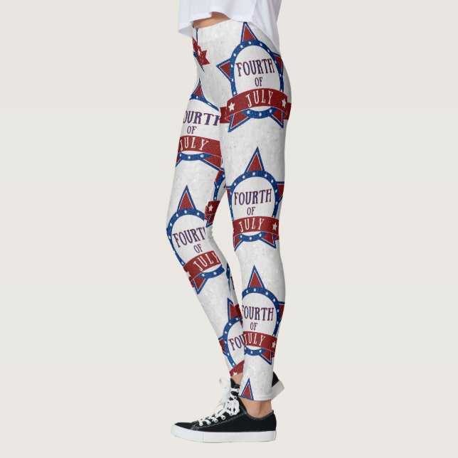 Fjärde Juli Glitter Leggings (Vänster)