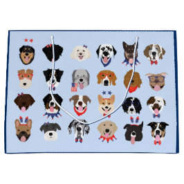 Fjärde juli Hund Ansikte