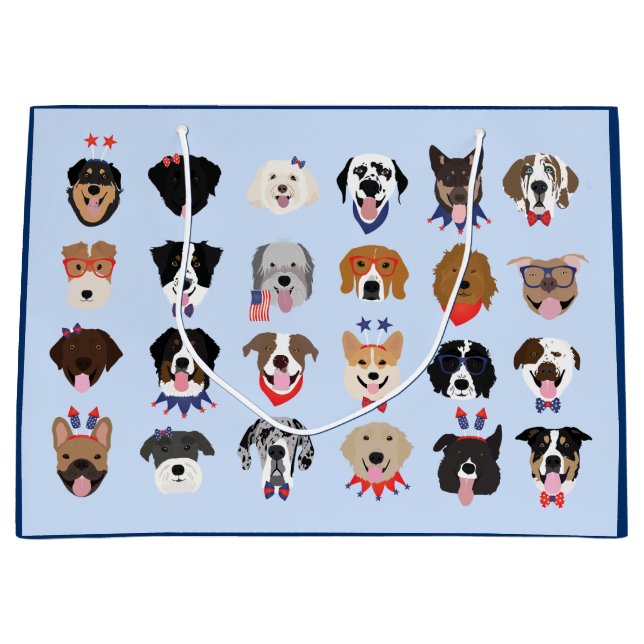 Fjärde juli Hund Ansikte (Framsidan)