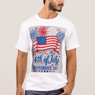 Fjärde juli i independence day till minne av t shirt