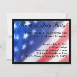 Fjärde juli-inbjudan till Firande Inbjudningar