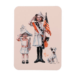 Fjärde juli magnet