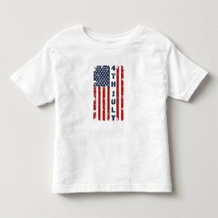 Fjärde juli och Torn US-Flagga T Shirt
