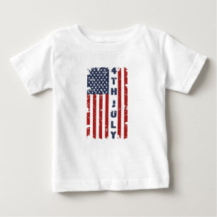 Fjärde juli och Torn US-Flagga T Shirt