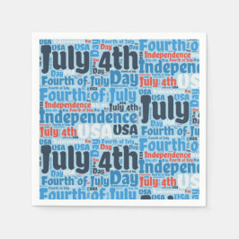 Fjärde juli pappersservett