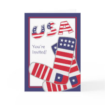 Fjärde juli-partiets inbjudan, Patriotic Socks