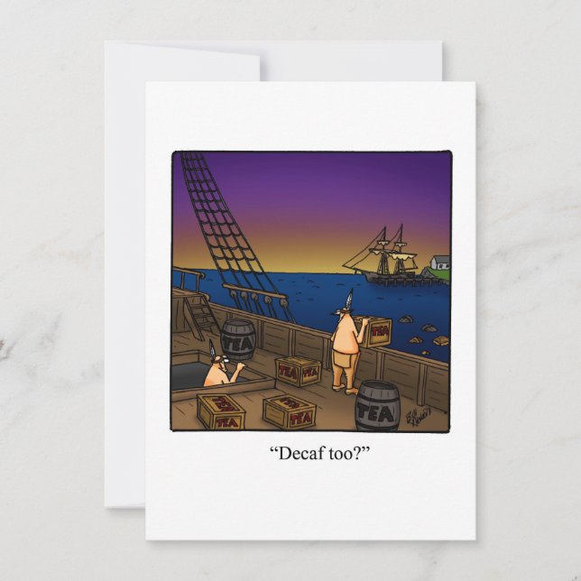 Fjärde juli-partiets inbjudan "Spectickles" (Framsida)