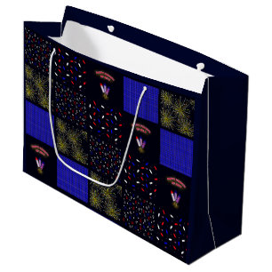 Fjärde juli Patchwork Mönster - 4 juli