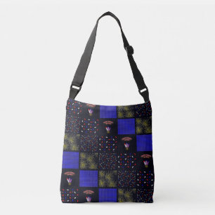 Fjärde juli Patchwork Mönster - 4 juli Axelväska