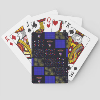 Fjärde juli Patchwork Mönster - 4 juli Casinokort