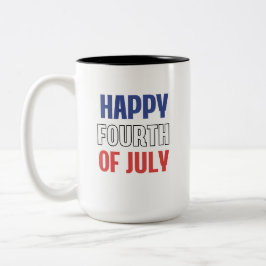 Fjärde juli patriotisk mugg