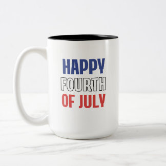 Fjärde juli patriotisk mugg