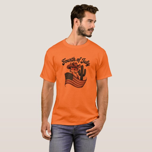Fjärde juli t shirt (Hel framsida)