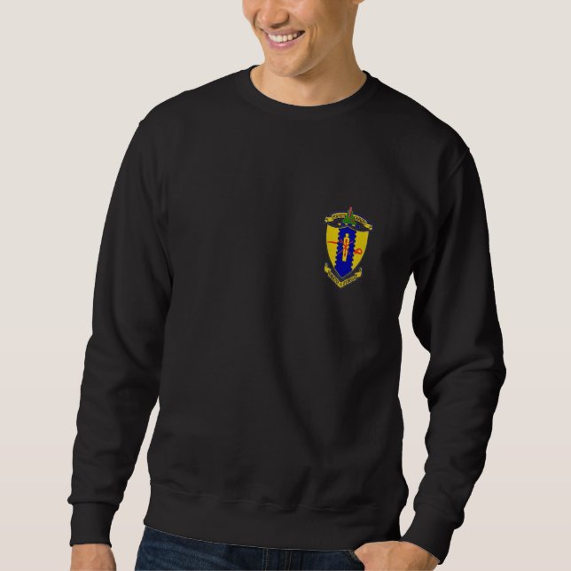 Fjärde kavalleri krönar sweatshirt (Framsida)