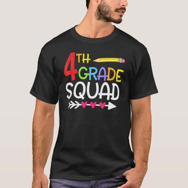 Fjärde Klass-blyertslöjan, 4:e Klass T Shirt (Framsida)