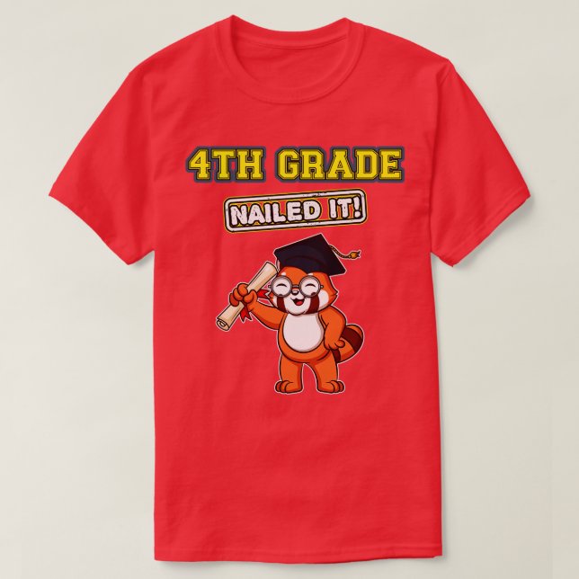 Fjärde Klass, där grundskolan för grundskolan 2 T Shirt (Design framsida)