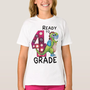 Fjärde Klass Dinosaur T Shirt