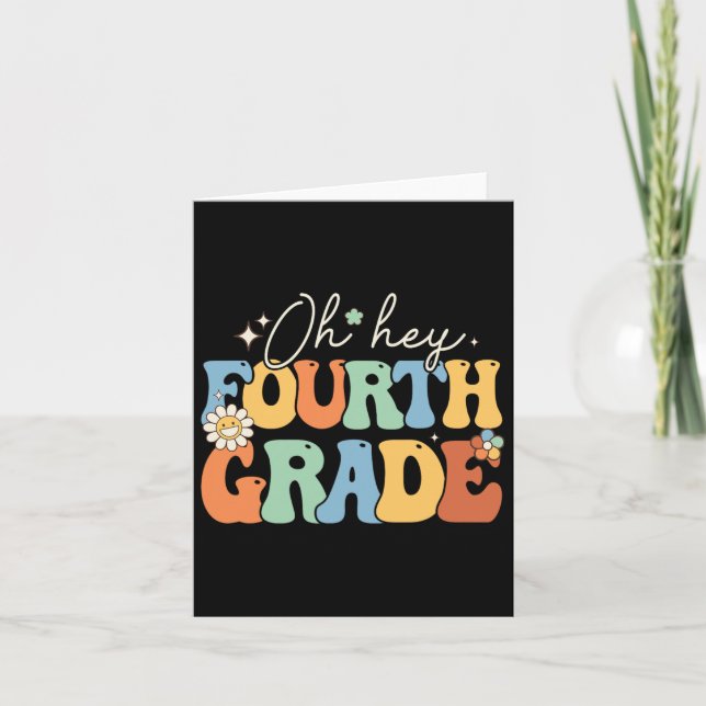 Fjärde Klass Groovy 4:e Klass-läraren... Kort (Framsida)