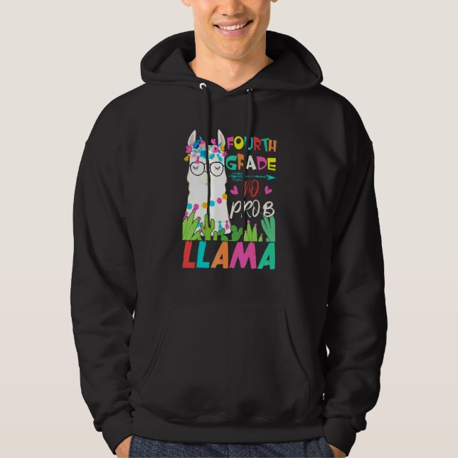 Fjärde klass lärare elev tillbaka till skolan inga hoodie (Framsida)