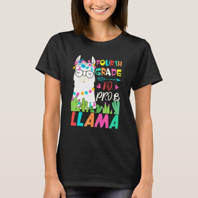 Fjärde Klass Lärare Elev Tillbaka Till Skolan Inge T Shirt (Framsida)