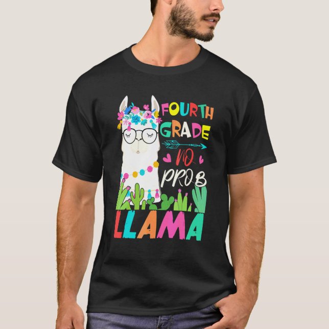 Fjärde Klass Lärare Elev Tillbaka Till Skolan Inge T Shirt (Framsida)
