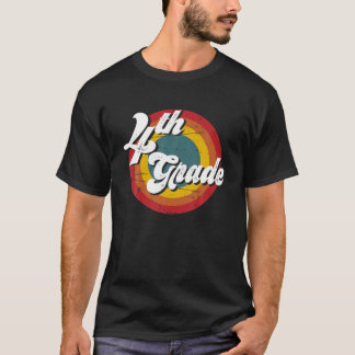 Fjärde Klass-läraren Retro-Vintagen, 4:e Klass Tea T Shirt