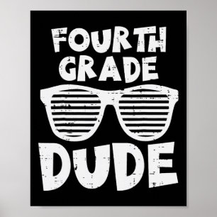 Fjärde Klass-läraren Studenter Byck i Klass Poster