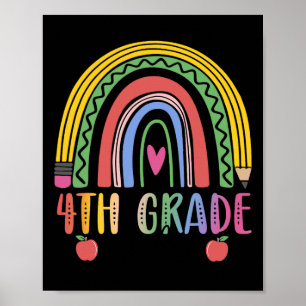 Fjärde Klass-regnbågslärarteamet Fjärde Klass-torg Poster