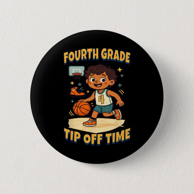 Fjärde Klass-skal-tipset av spel Dag Vibes Knapp (Framsida)