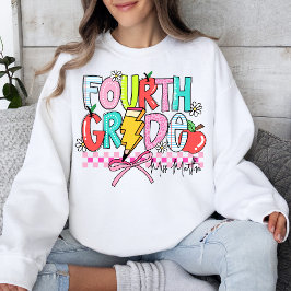 Fjärde Klass-skolläraren Back to school T Shirt