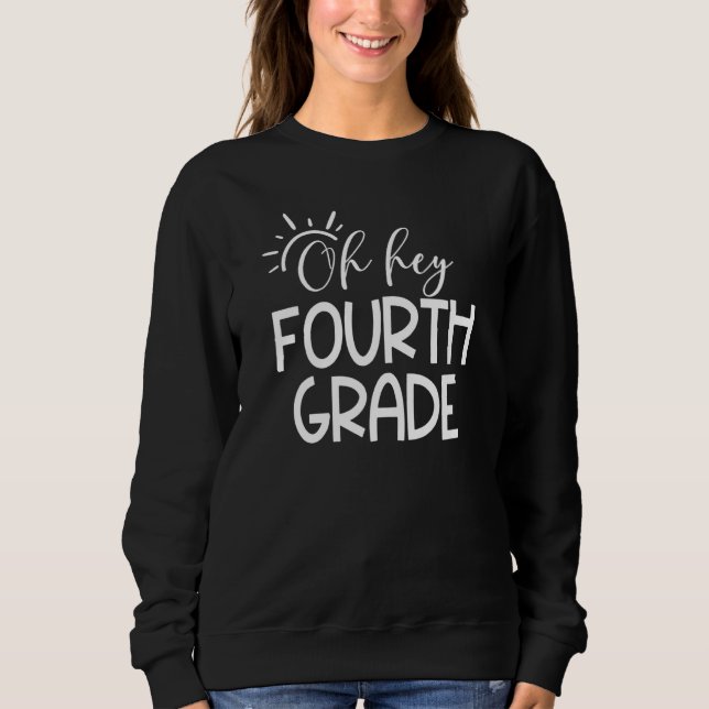 Fjärde Klass-solsken 4:e Klass tillbaka till Sch. T Shirt (Framsida)