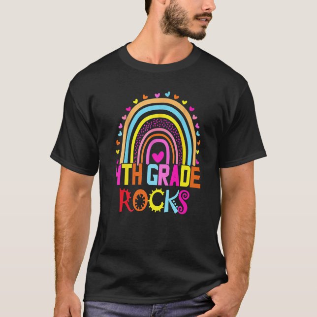 Fjärde Klass-Sten-dagarsgruppen, fjärde Klass-regl T Shirt (Framsida)