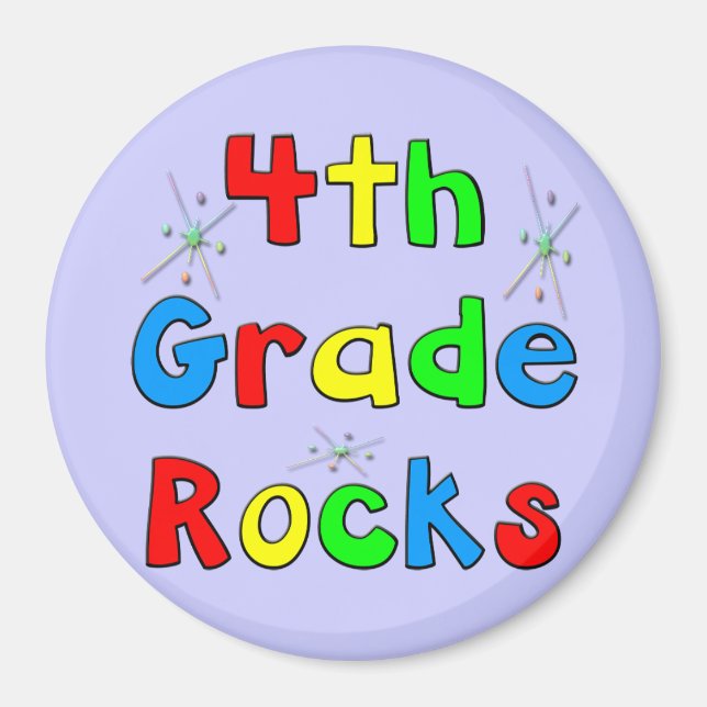 Fjärde Klass Sten Magnet (Framsidan)