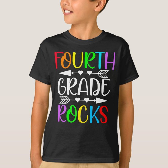Fjärde klass sten t shirt (Framsida)