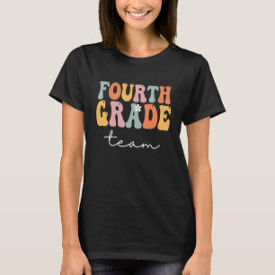 Fjärde Klass-teamet Retro Groovy-Vintagen, första  T Shirt
