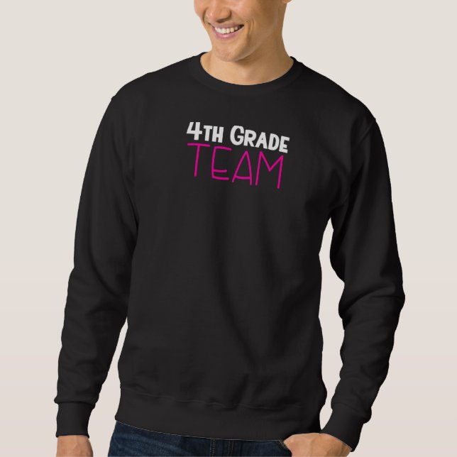Fjärde Klass-teamets grundskola Fjärde Klass-tea Lång Ärmad Tröja (Framsida)