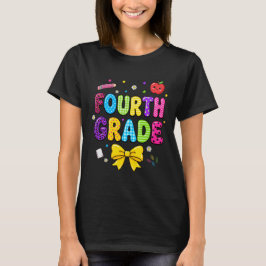 Fjärde klass tillbaka till skolstartssquad första t shirt