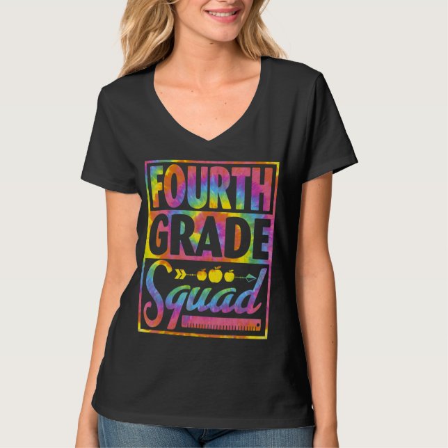 Fjärde Klass-torget, färgtorget Back to school T Shirt (Framsida)