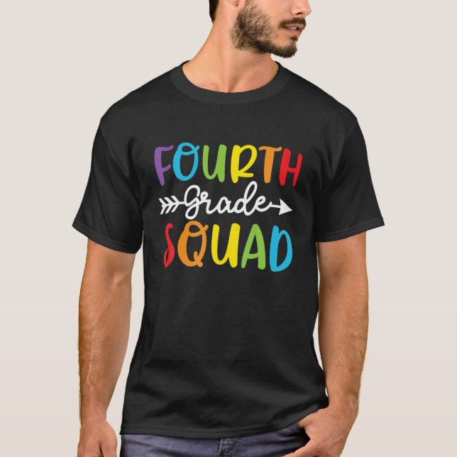 Fjärde Klass-torget, fjärde Klass-läraren Studente T Shirt (Framsida)