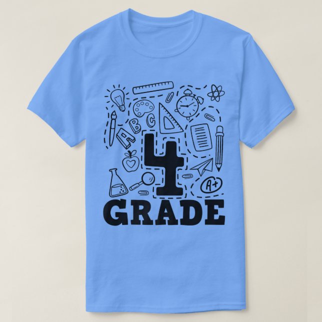 Fjärde Klass-typografigruppen, fjärde Klass Back t Shirt (Design framsida)