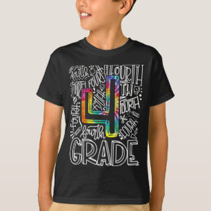 Fjärde Klass-typografigruppen, fjärde Klass tillba T Shirt