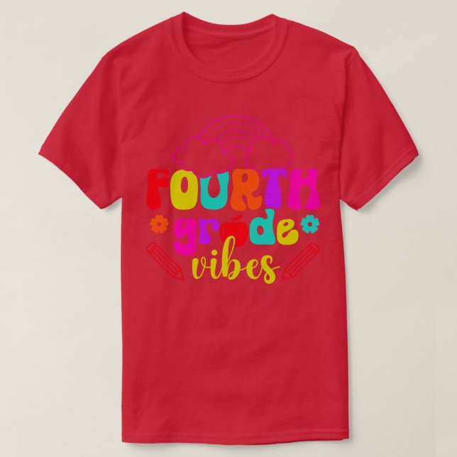 Fjärde Klass Vibes 1:a skoldagen 4:e Klass Tea T Shirt (Design framsida)