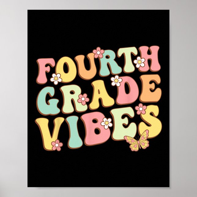 Fjärde Klass Vibes Hej Team 4 Klass Lärare Ki Poster (Framsidan)