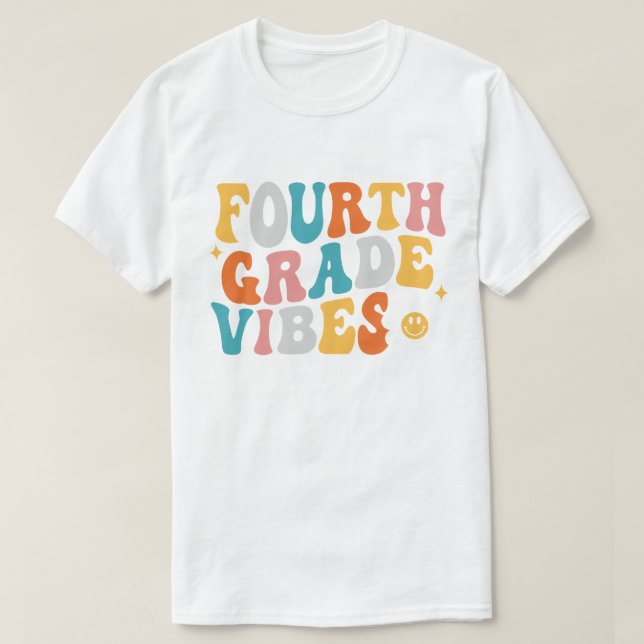 Fjärde Klass Vibes T Shirt (Design framsida)