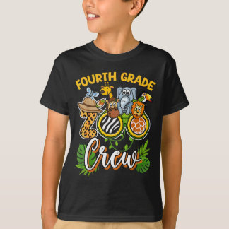 Fjärde klass zoo fältutflykt grupp matchande t shirt