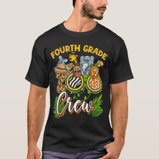 Fjärde klass zoo-fältutflykt grupp matchande t shirt