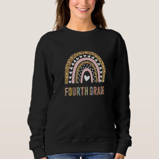 Fjärde Klassens Team Åter Till Skolan Regnbåge Bar T Shirt